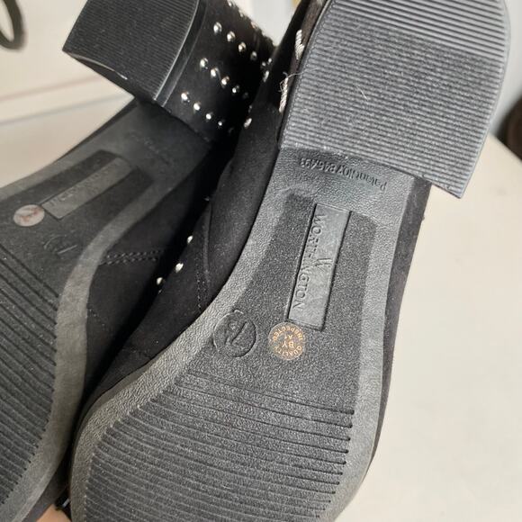 NWT Black Studded Booties - Picture 5 of 7